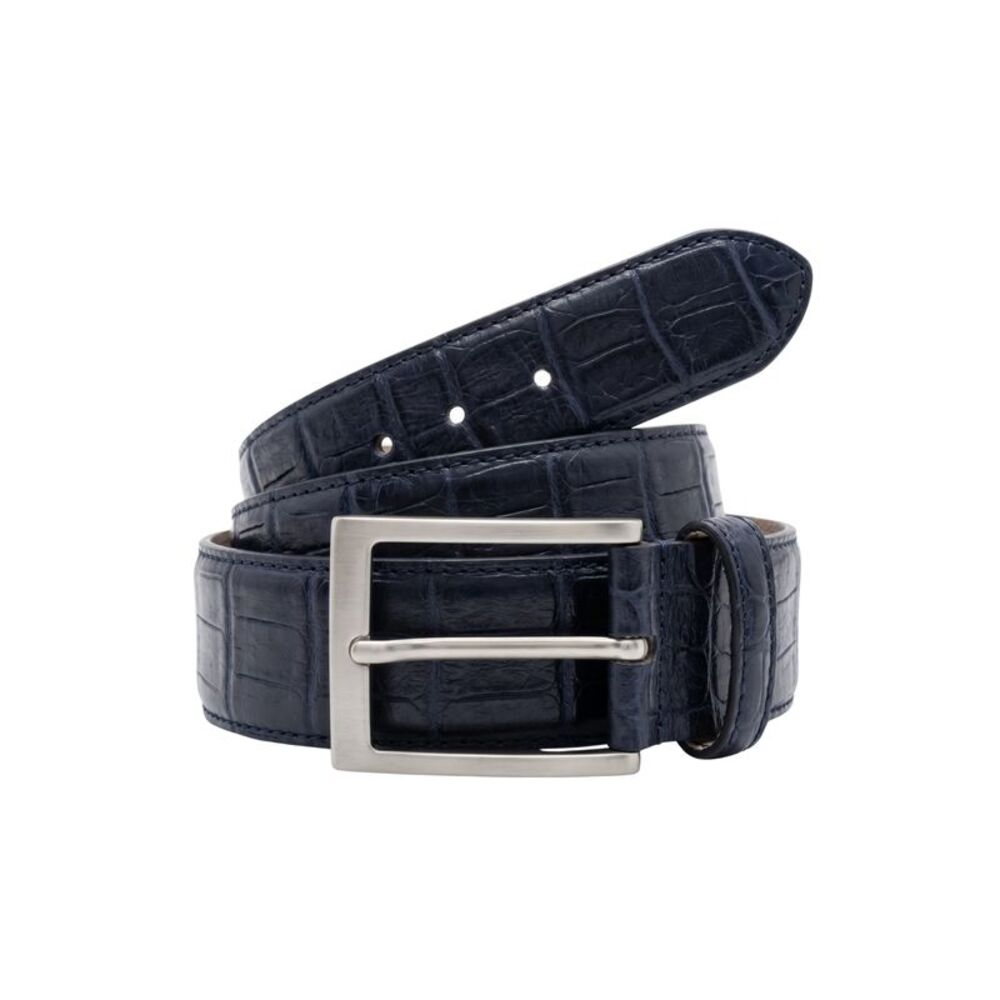 Renato Balestra Shiny Skin Black Mens Belt